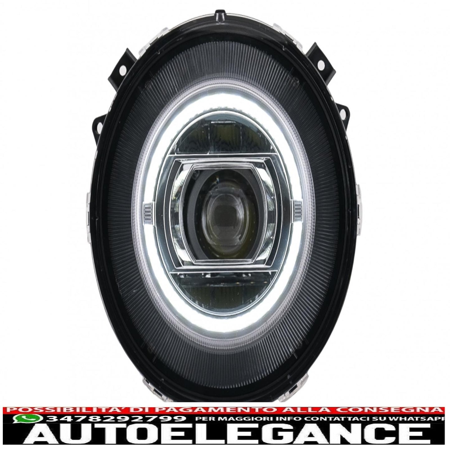 fari anteriori full led adatti per mercedes classe g w463 (2005-2017) design cromato facelift 2018 con accensione dinamica