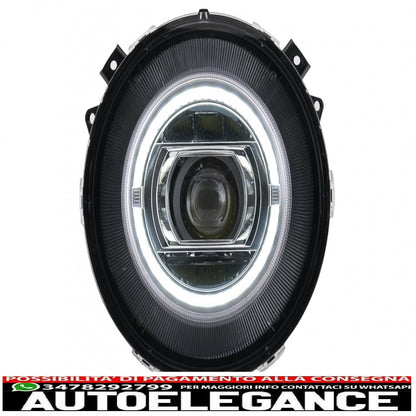 fari anteriori full led adatti per mercedes classe g w463 (2005-2017) design cromato facelift 2018 con accensione dinamica