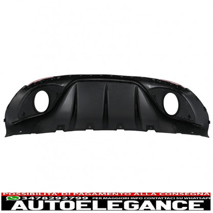 rear air diffuser valance suitable for alfa romeo giulia 952 veloce tb speciale td (2016-up) 