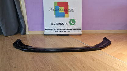 SPLITTER ADATTO PER VW POLO AW1 GTI GTD RLINE LOOK NERO LUCIDO DESIGN SPORTIVO