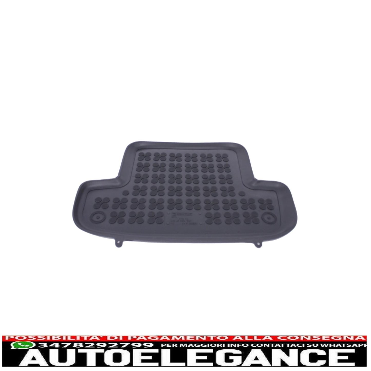 black rubber mat suitable for audi a5 (8t, 8f) cabrio coupe 2007-