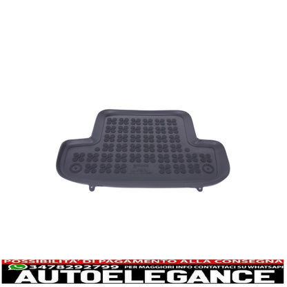 black rubber mat suitable for audi a5 (8t, 8f) cabrio coupe 2007-