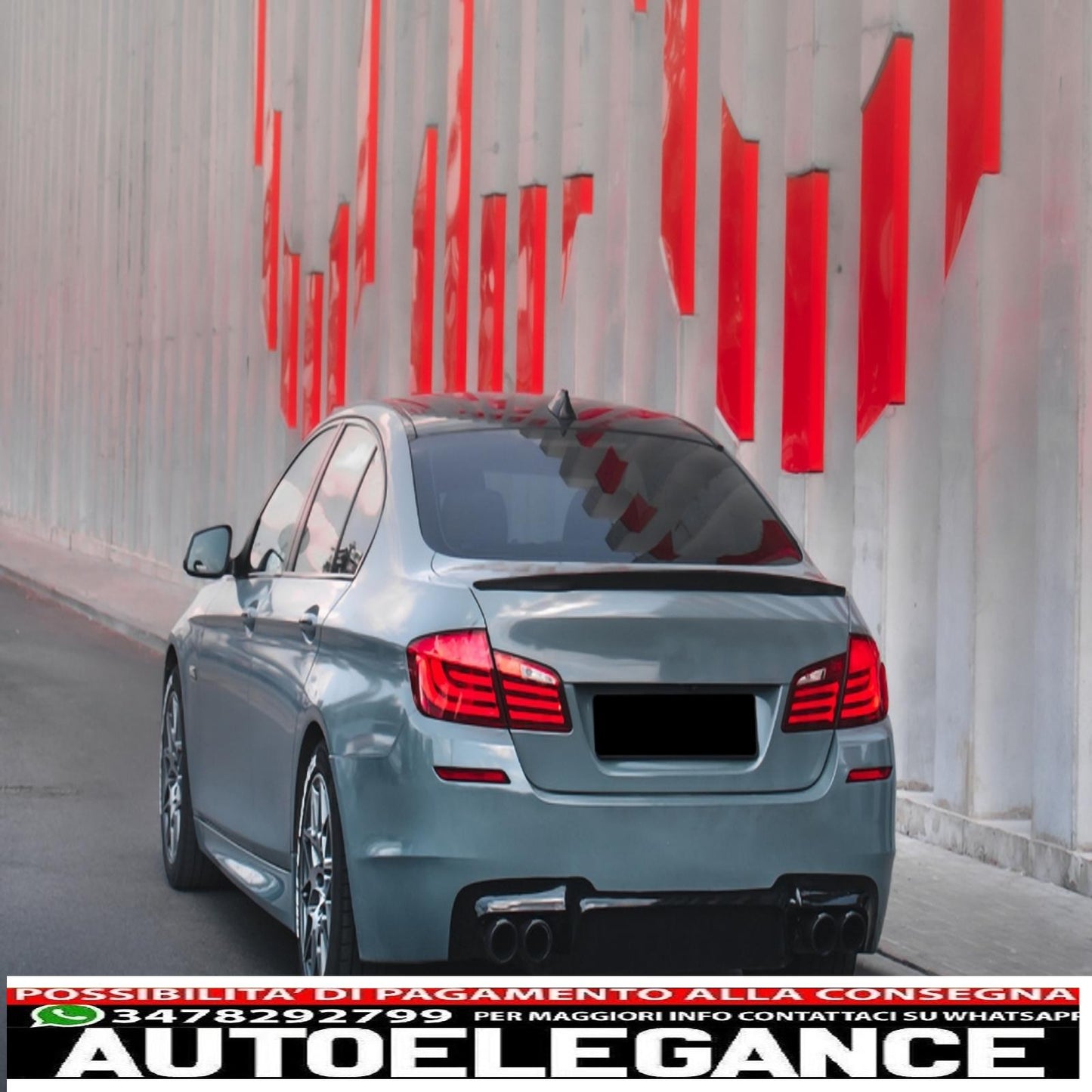 Rear bumper suitable for bmw 5 series f10 (2011-2017) m5 design