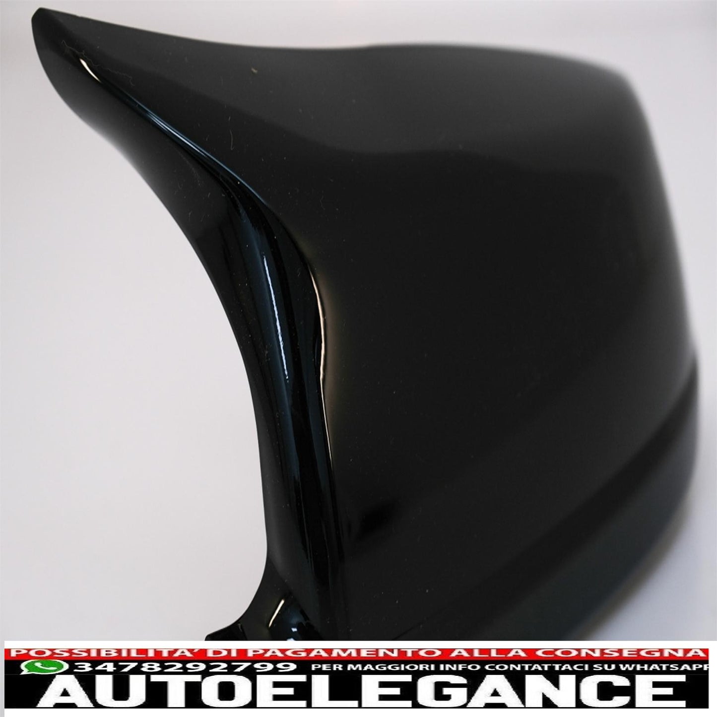 Calotte specchietti adatte per BMW Serie 5 F10 F11 F18 Non LCI (07.2010-2013) Piano Black M Design AUTOELEGANCERICAMBI