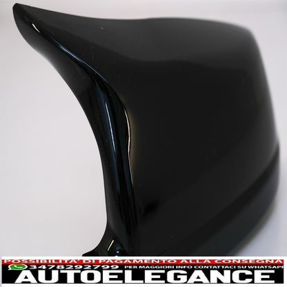 Calotte specchietti adatte per BMW Serie 5 F10 F11 F18 Non LCI (07.2010-2013) Piano Black M Design AUTOELEGANCERICAMBI