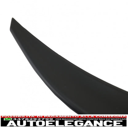 Trunk lid spoiler suitable for mercedes cla c117 w117 (2013-2018) matt black 