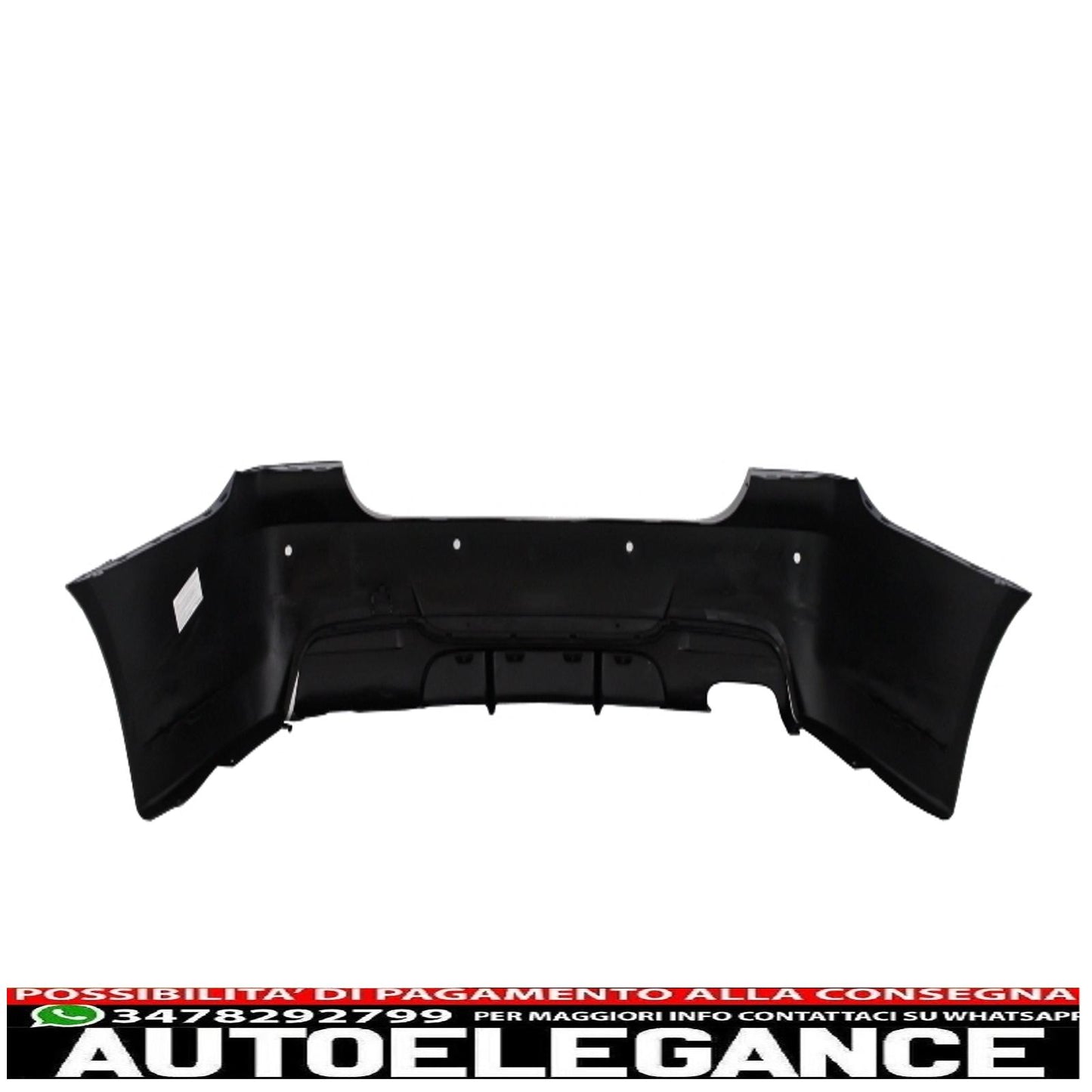 complete body kit suitable for bmw 3 series e90 (2005-2008) m-technik m-performance design with black angel eye headlights