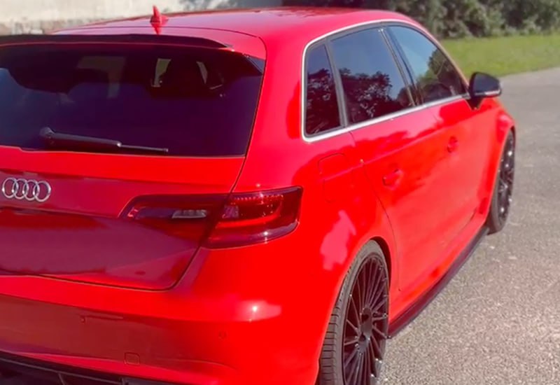 🔥SOTTO MINIGONNE ADATTE PER AUDI A3 8V SPORTBACK 2012-2020 SLINE NERO LUCIDO 🔥