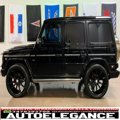 Front and Rear LED Side Marker Lights Suitable for Mercedes Benz G-Class W463 (2002-2014) Smoke Lens