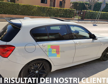 BMW SERIE 1 F20 2011-2019 SPOILER TUNING POSTERIORE NERO TETTO SPORTIVO M1 -X 00 AUTOELEGANCERICAMBI