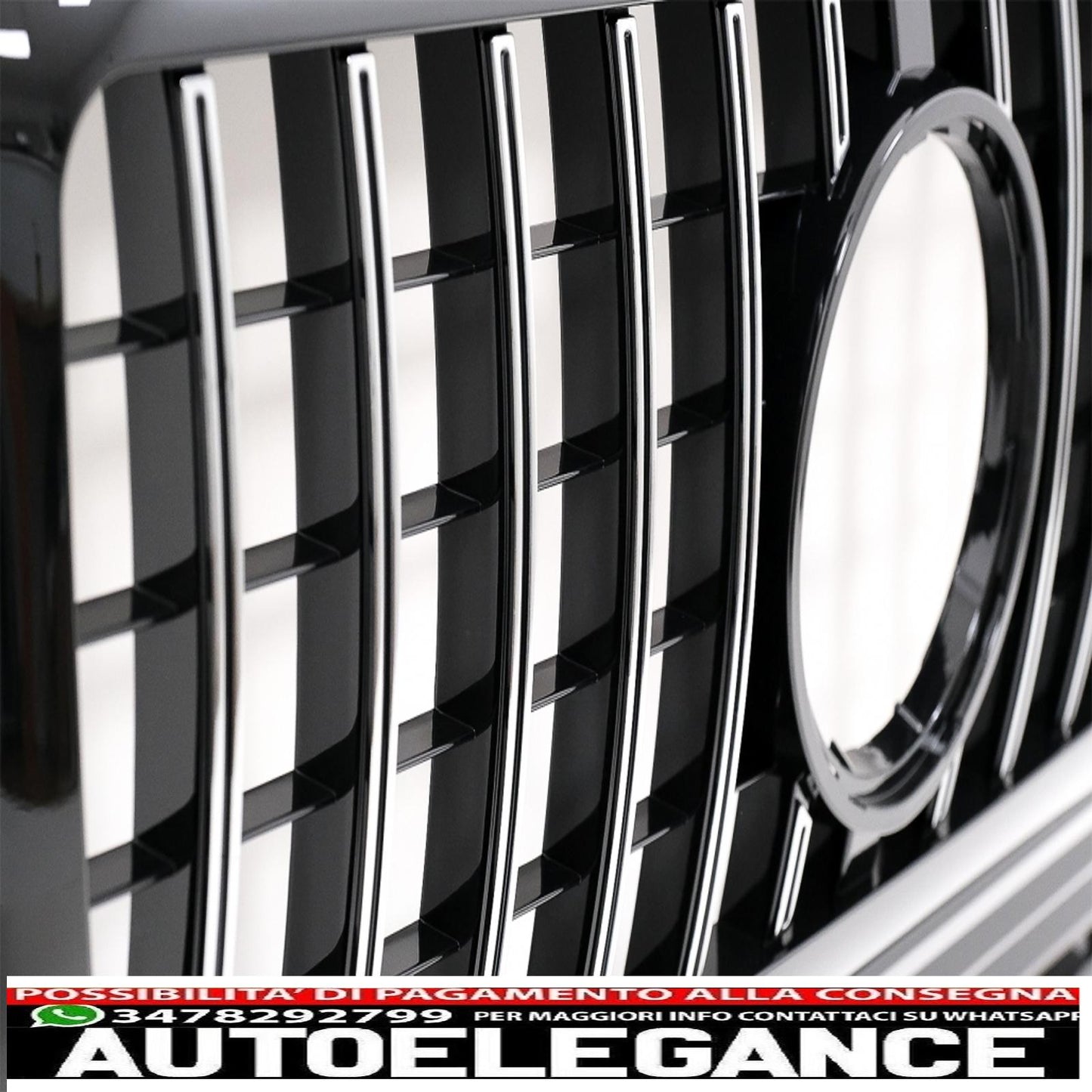 front grille suitable for mercedes g class w463 (1990-2014) new design g63 gt-r panamericana 