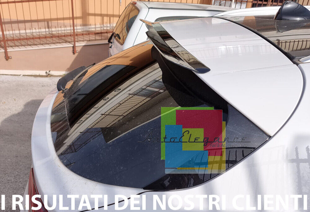 ALFA ROMEO STELVIO SPOILER POSTERIORE TETTO AGGIUNTIVA ALA NERO LUCIDO 0039 AUTOELEGANCERICAMBI