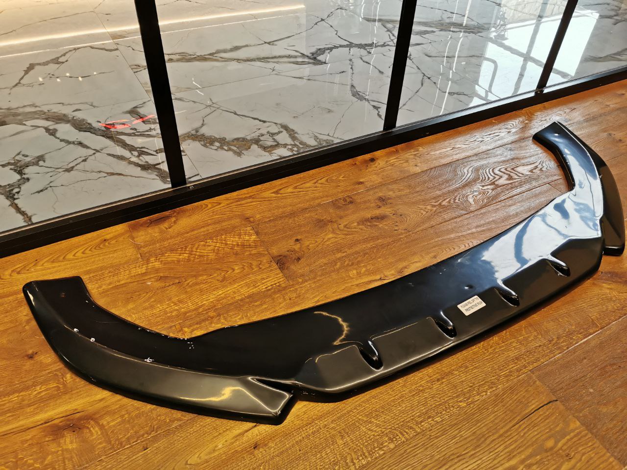 SPLITTER ADATTO PER SEAT CUPRA LEON 2020+ LOOK SPORTIVA NERO LUCIDO