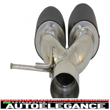 Carbon Fiber Exhaust Muffler Tips Fit For Land Rover Range Rover &amp; Suv Inlet 7.8cm