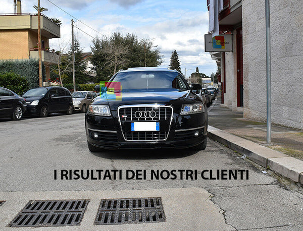GRIGLIA ADATTA PER AUDI A6 4F 2004-2011 AVANT BERLINA CALANDRA LOOK S6
