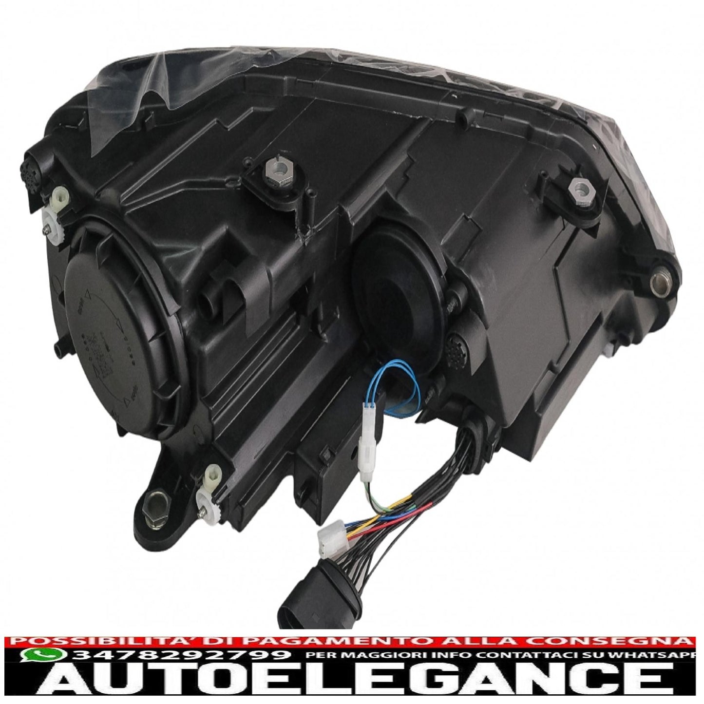 led headlights suitable for vw jetta mk6 vi (2011-2017) gti 3d u design bi-xenon right hand drive 