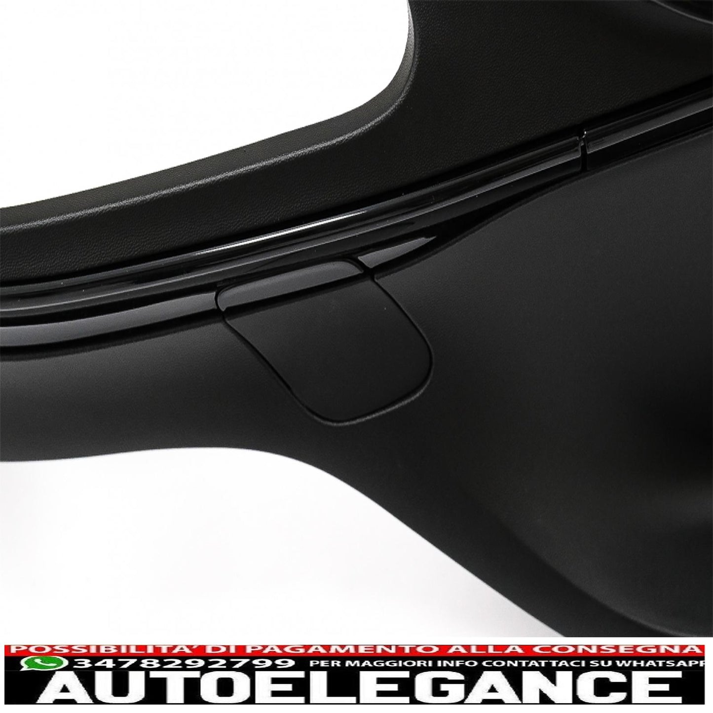 diffusore posteriore con terminali di scarico neri adatti per mercedes glc coupe facelift c253 (2020-up) design glc63