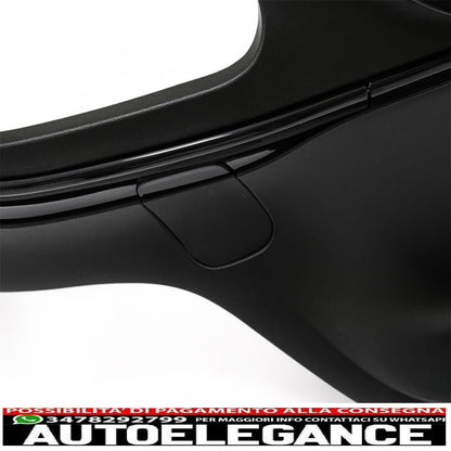 diffusore posteriore con terminali di scarico neri adatti per mercedes glc coupe facelift c253 (2020-up) design glc63