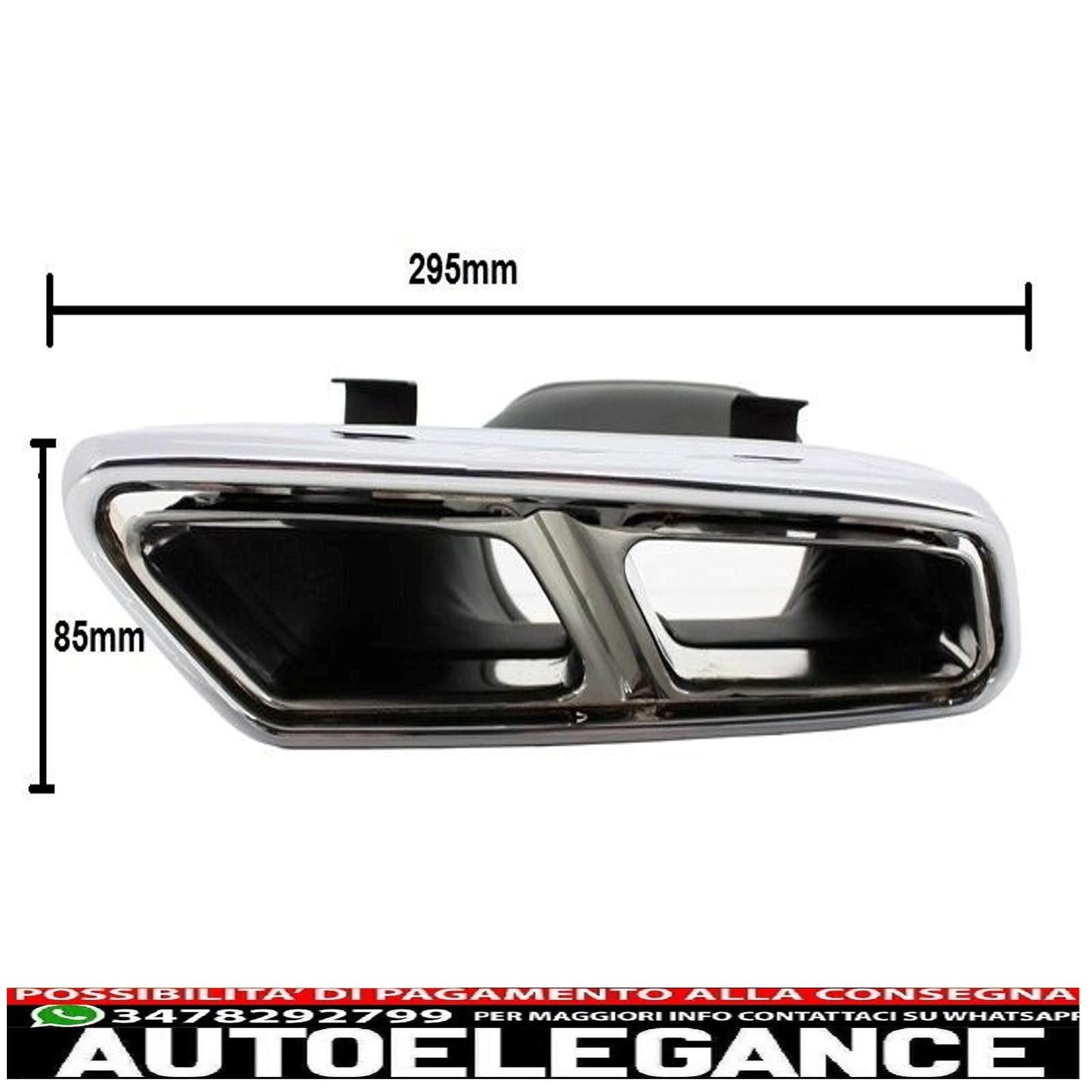 Punte per silenziatore di scarico adatte per mercedes benz classe s w222 classe e w212 s212 facelift cls w218 classe sl r231 e63 s65 sl65 a-design