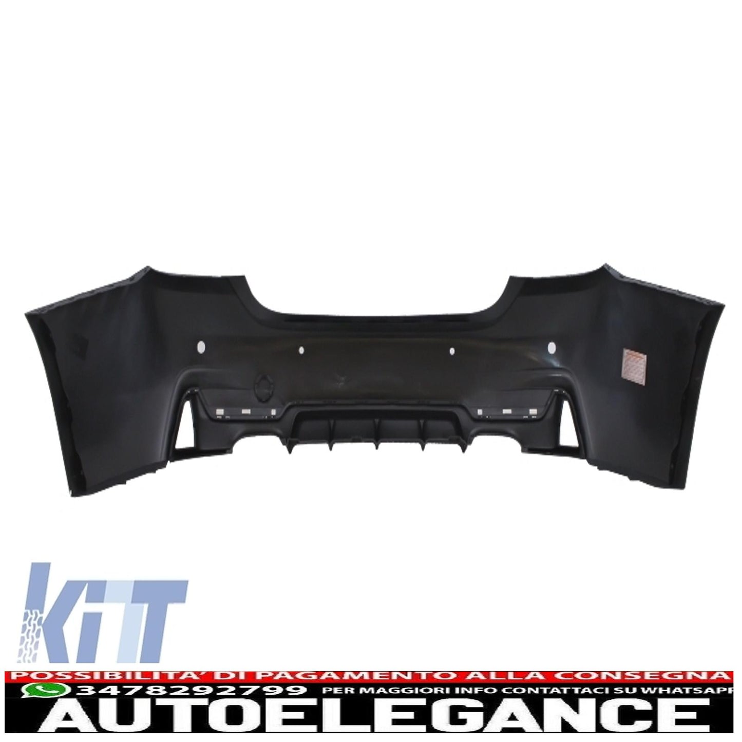 complete body kit suitable for bmw 4 series f36 gran coupe (2014-up) m-performance design with acs-look exhaust tips 