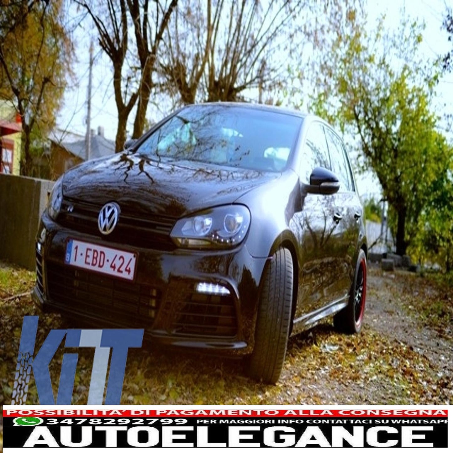 side skirts suitable for vw golf vi mk6 (2008 onwards) r20 design 