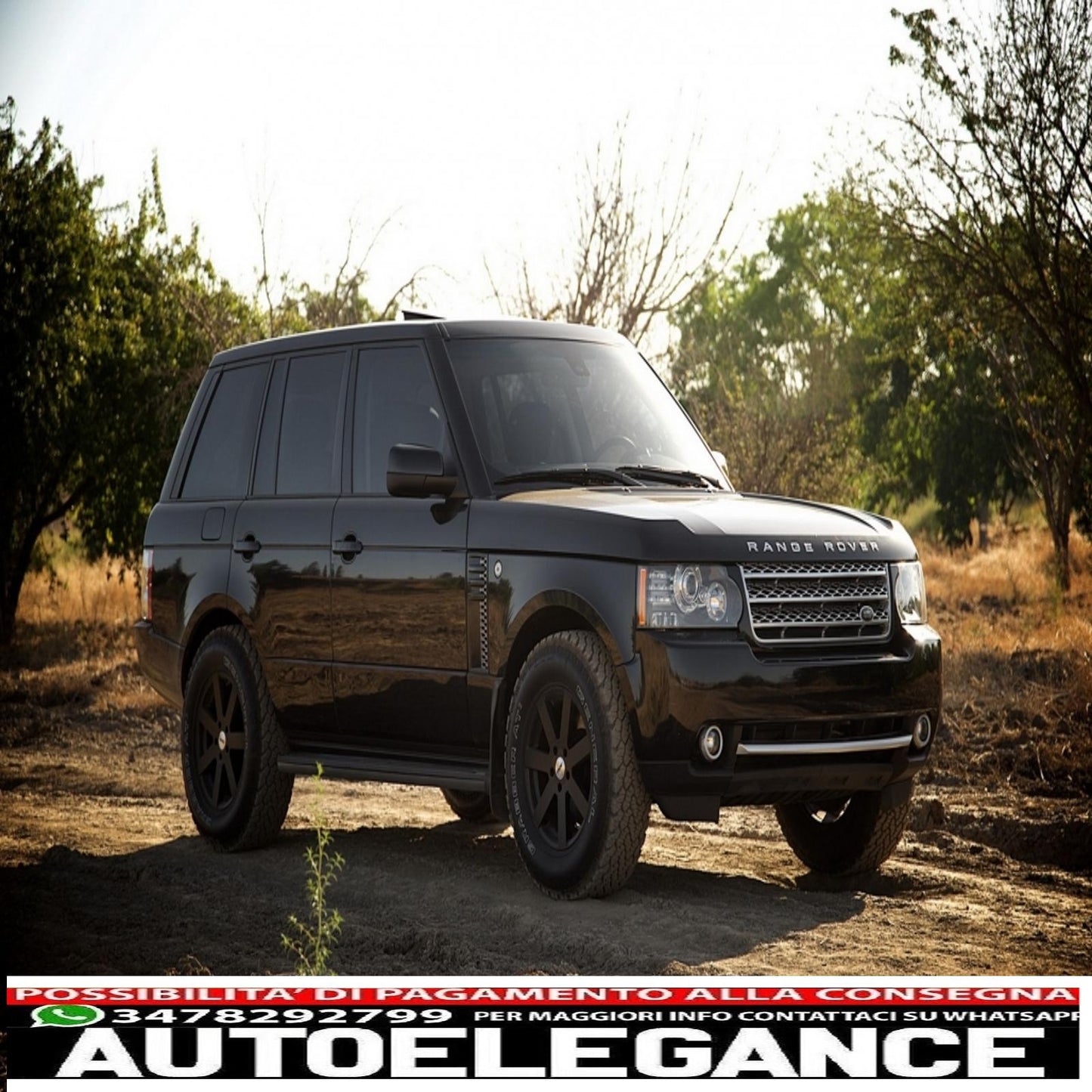 paraurti anteriore adatto per range rover vogue l322 (2002-2012) design restyling