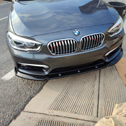SPLITTER ADATTO PER BMW SERIE 1 F20 2015-2019 STANDARD NERO LUCIDO