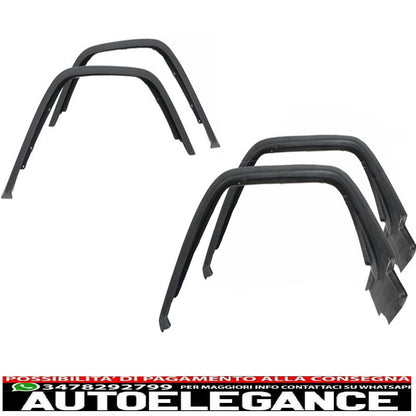 Complete conversion body kit with spoiler extension led drl suitable for mercedes g class w463 (1989-2017) g63 g65 design 