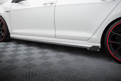 SIDE SKIRTS V.3 + FLAPS for VOLKSWAGEN GOLF R MK7 