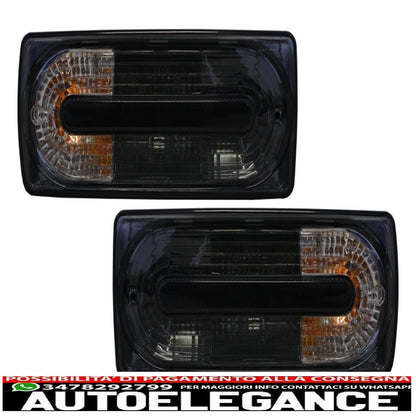 paraurti posteriore con fanali fumé adatto per mercedes classe g w463 (1989-2017) g63 design g65