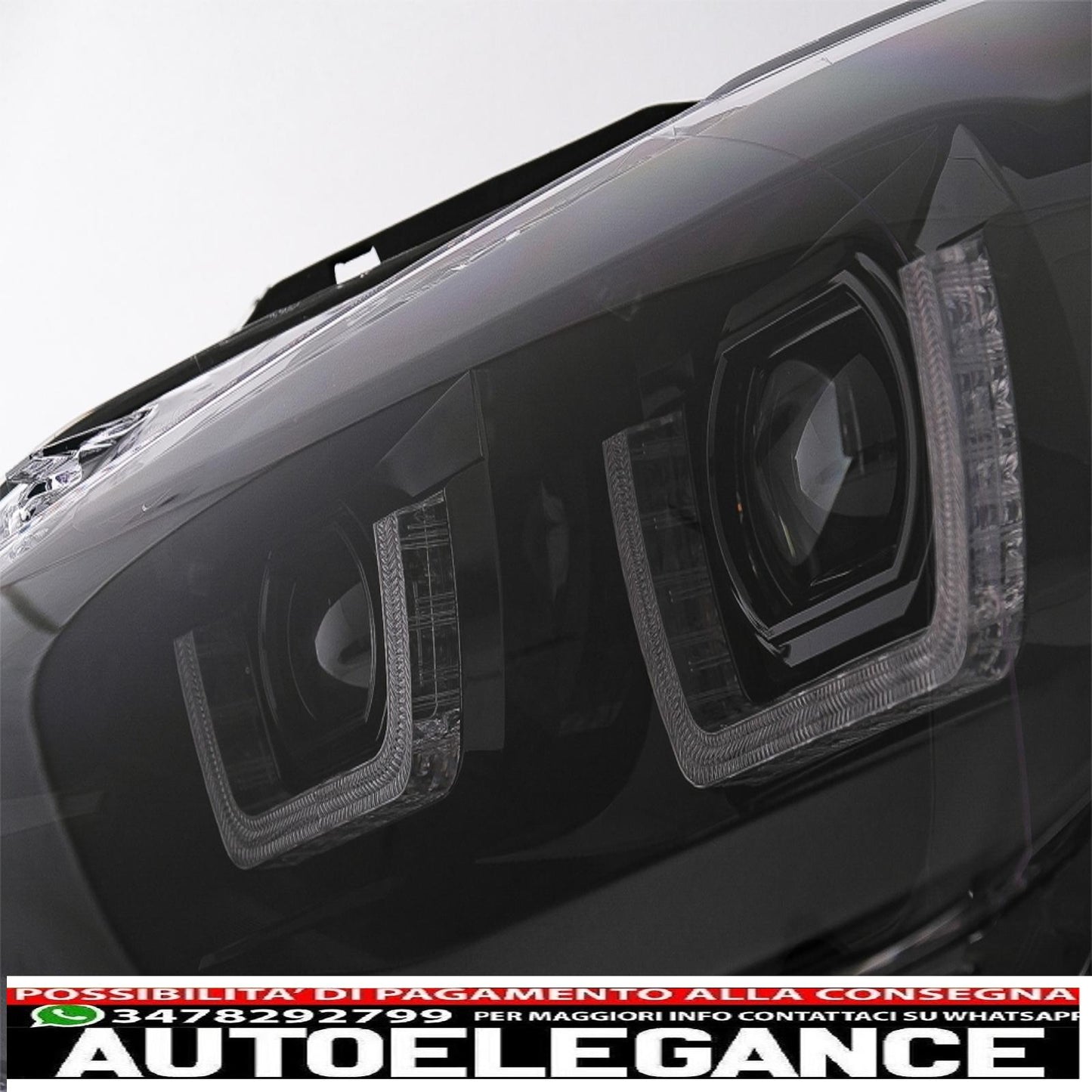 osram ledriving full led headlights suitable for bmw serie 1 f20 f21 (06.2011-03.2015) black 