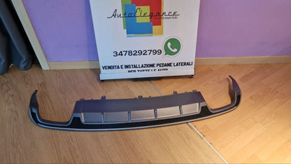 DIFFUSER SUITABLE FOR AUDI A6 4G C7 2015-2018 SLINE LOOK S6