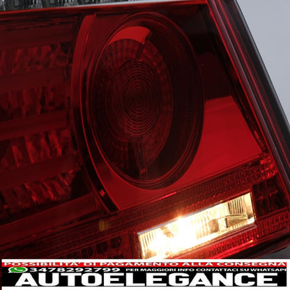 led rear lights suitable for bmw 5 series e60 (04.2003-03.2007) red transparent lci facelift design