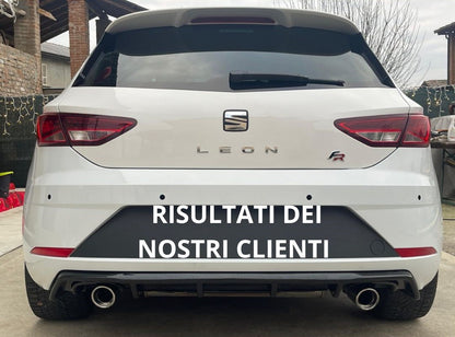 💎DIFFUSORE ADATTO PER SEAT LEON 5F 2012-2016 CUPRA LOOK NERO LUCIDO SPORTIVO💎