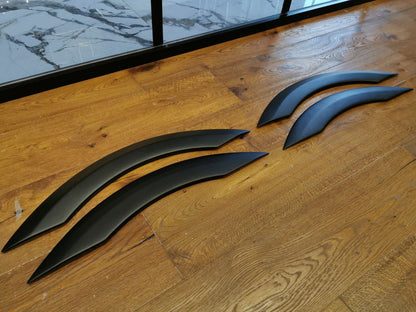 WIDENED MUDGUARDS SUITABLE FOR MERCEDES SPRINTER W907 2019+ MATT BLACK LOOK