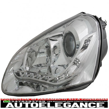 Xenon headlights suitable for vw golf 5 v jetta iii (2003-2009) chrome right hand drive 
