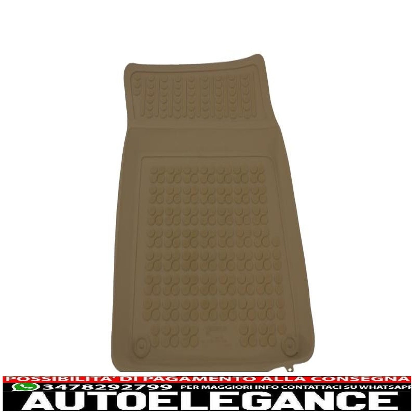 Beige rubber car mats suitable for bmw x3 e83 (2004-2010)