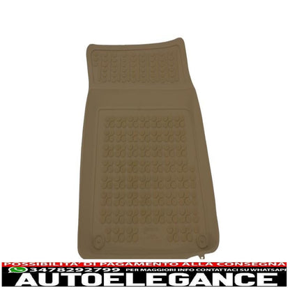 Beige rubber car mats suitable for bmw x3 e83 (2004-2010)