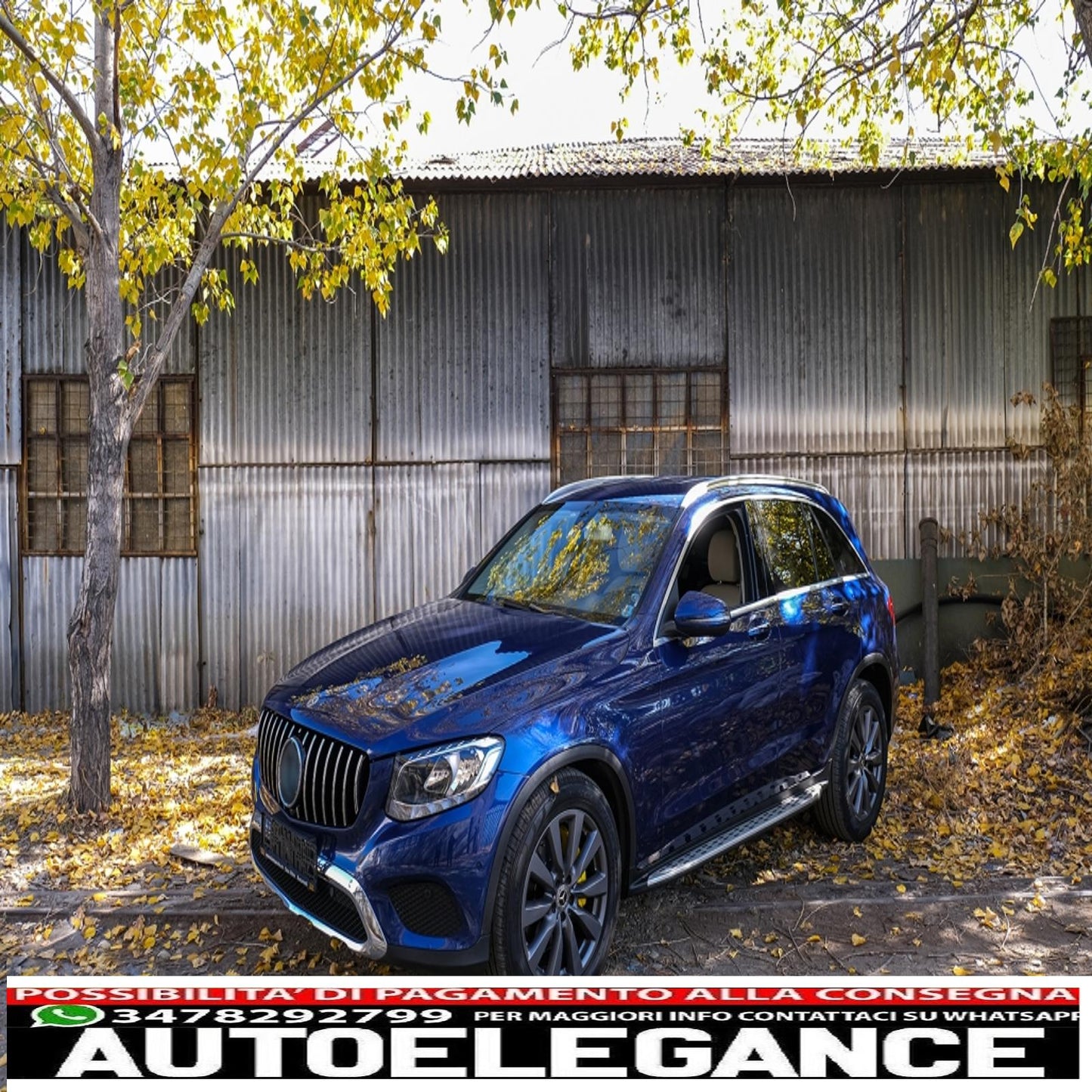 griglia anteriore centrale adatta per mercedes glc x253 c253 (2015-2018) gt r look panamericana