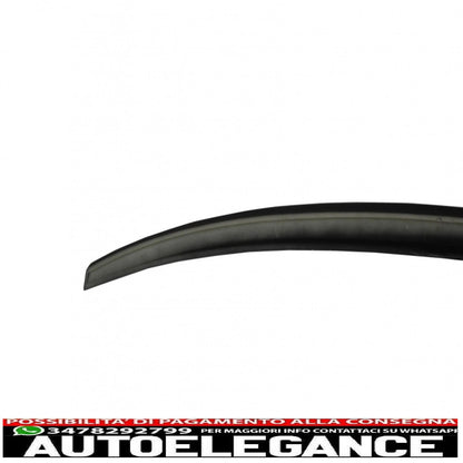 trunk spoiler suitable for audi a3 8v sedan (2013-up) matt black