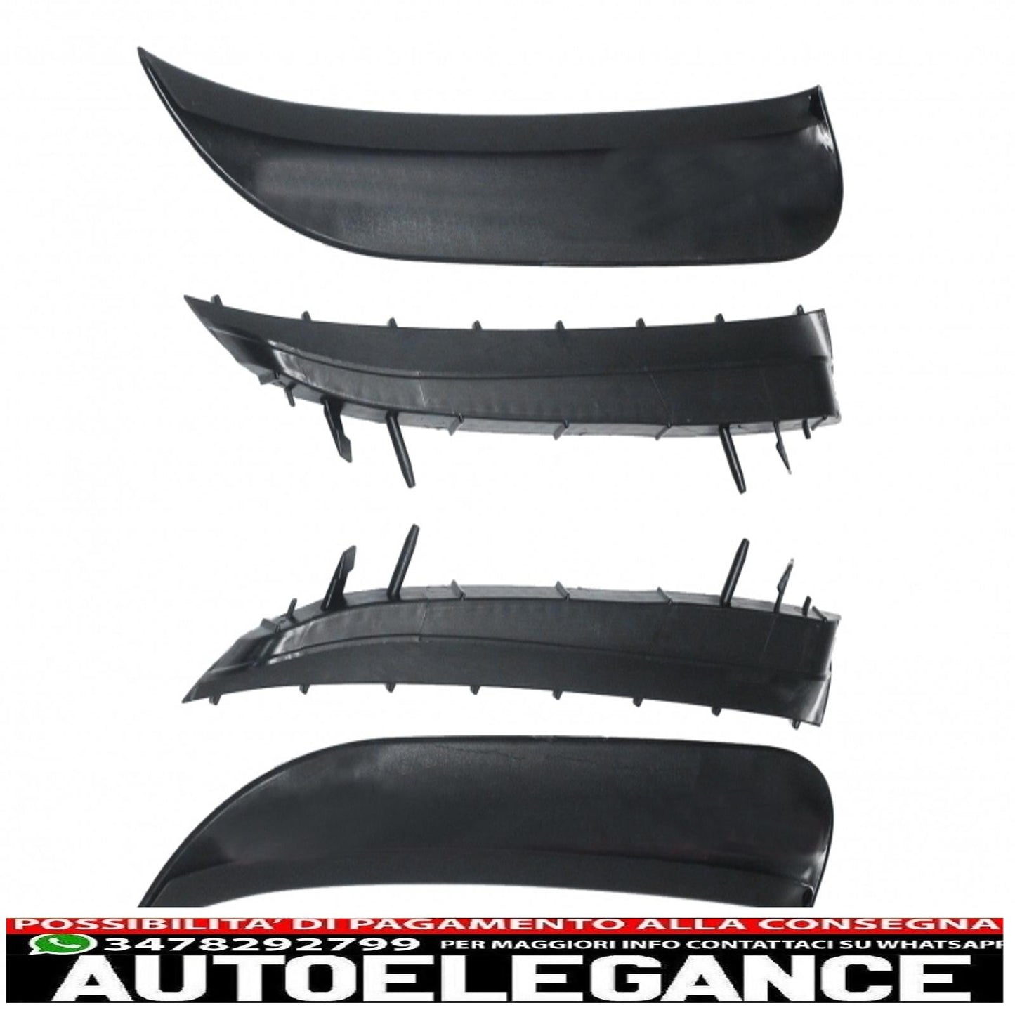 Bumper Splitter Flaps Flaps Side Vents Flics Fit for Mercedes CLA W117 C117 X117 (2013-2018) CLA45 Design