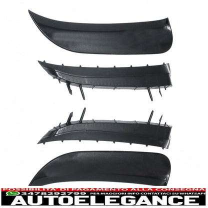 Bumper Splitter Flaps Flaps Side Vents Flics Fit for Mercedes CLA W117 C117 X117 (2013-2018) CLA45 Design