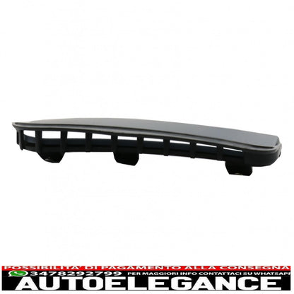 Paraurti anteriore con diffusore doppia uscita e terminali di scarico adatti per mercedes classe c a205 cabriolet c205 coupe (2014-2019)