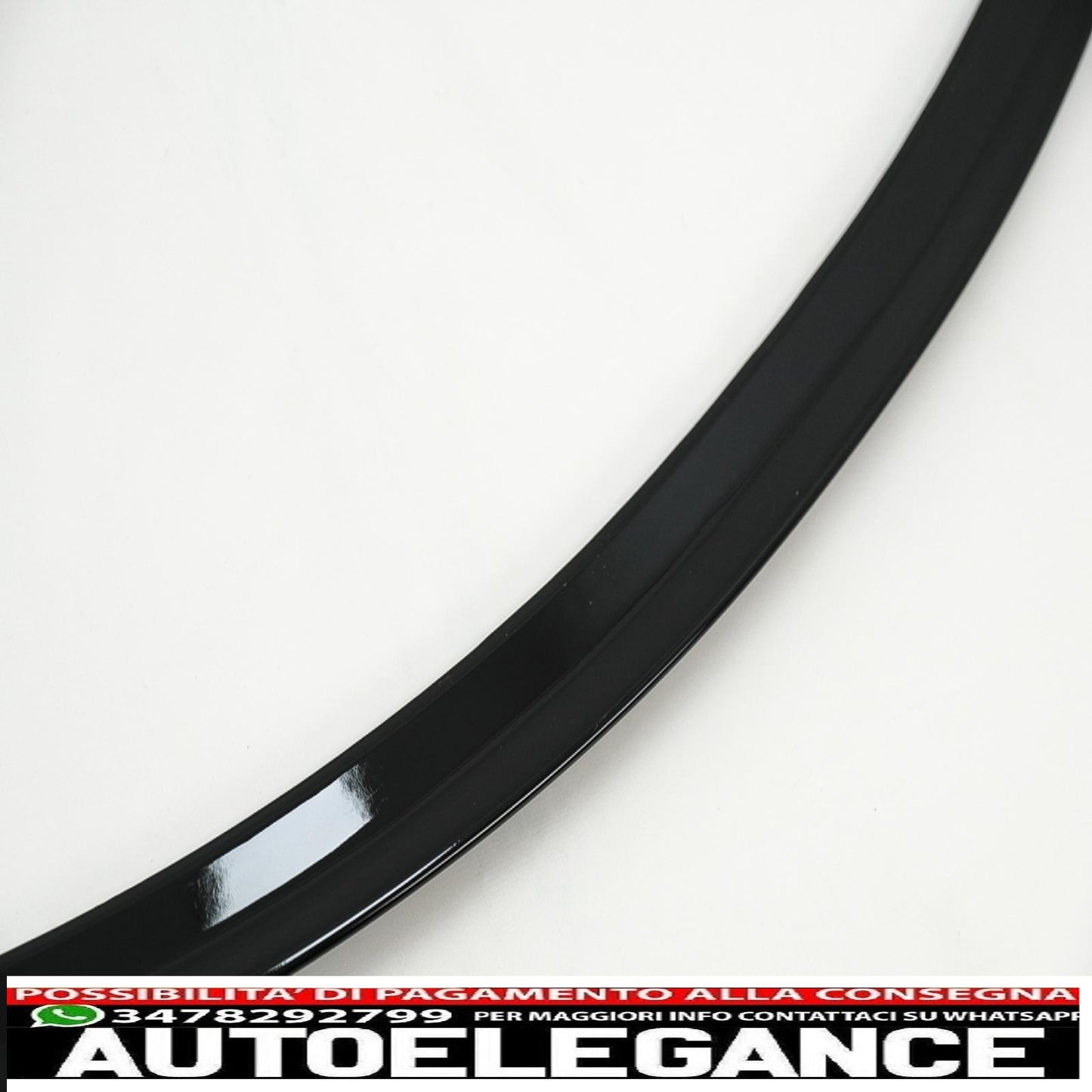 Boot Spoiler Suitable For Mercedes E Class C238 Coupe (2016-up) Piano Black 