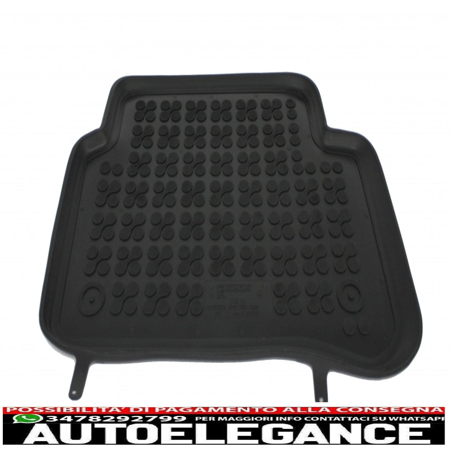 Rubber mat suitable for mercedes e class w212 s212 (2009-2016) black