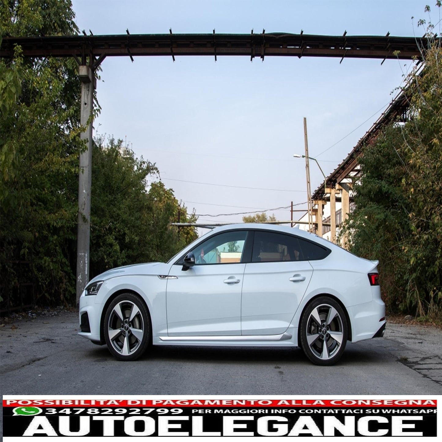 side skirts suitable for audi a5 f5 sportback (2017-2019) quattro rs design 