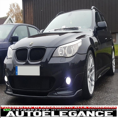 Front bumper spoiler spoiler addon valance suitable for BMW 5 series e60/e61 m-technik (2004-2011) hm style
