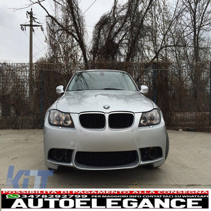 paraurti anteriore adatto per bmw serie 3 e90 e91 touring lci facelift (2008-2011) design m3