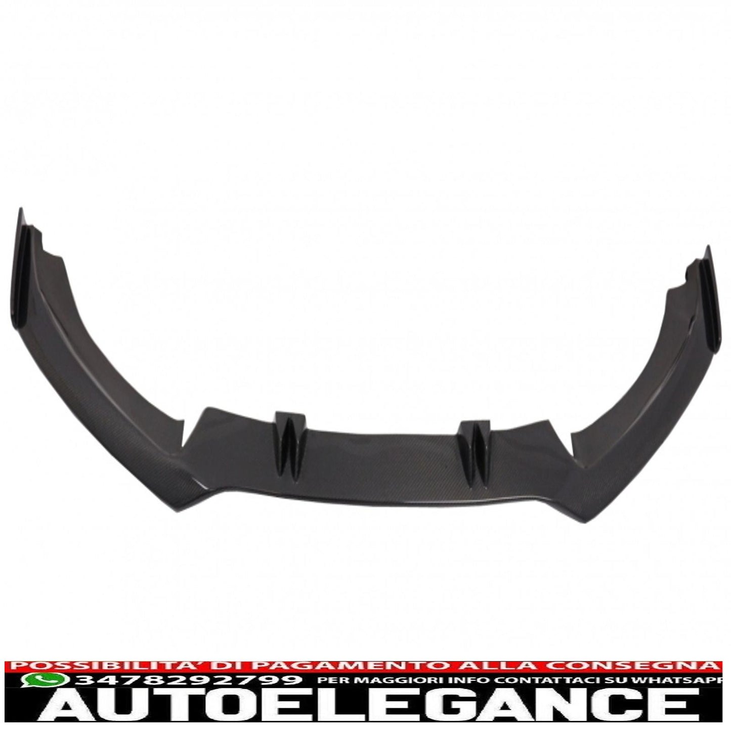 front bumper and additional spoiler in real carbon suitable for audi a5 8t pre restyling (2007-2011) rs5 design