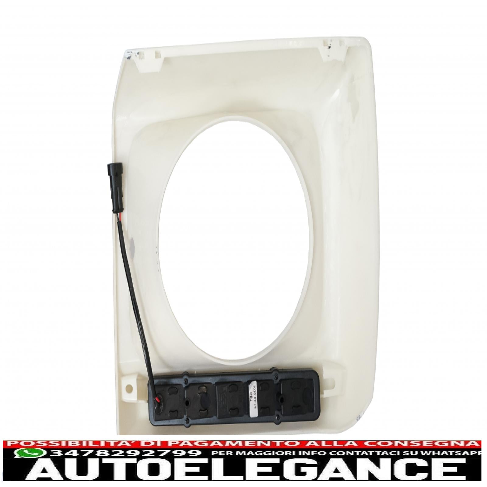 Copri fari con led drl luci di marcia diurna adatti per mercedes classe g w463 (1989-up) g65 design cromato AUTOELEGANCERICAMBI